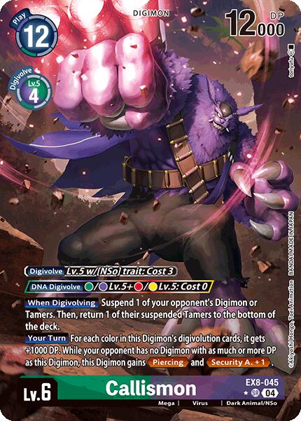 Callismon [EX8-045] (Alternate Art) [Chain of Liberation] | Devastation Store