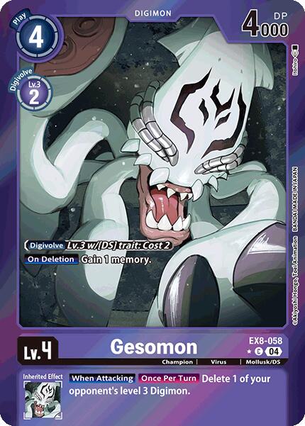 Gesomon [EX8-058] (Limited Foil) [Chain of Liberation] | Devastation Store