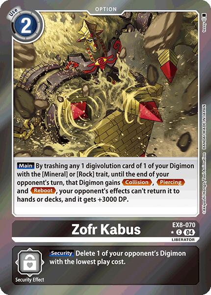 Zofr Kabus [EX8-070] (Limited Foil) [Chain of Liberation] | Devastation Store