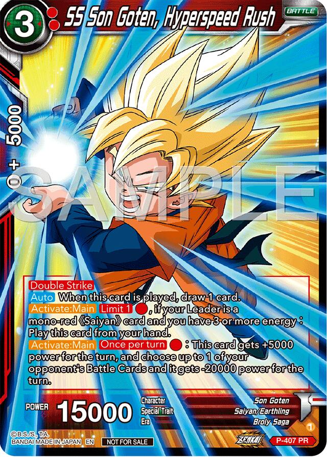 SS Son Goten, Hyperspeed Rush (Championship 2024 Finals Pack) (P-407) [Tournament Promotion Cards] | Devastation Store