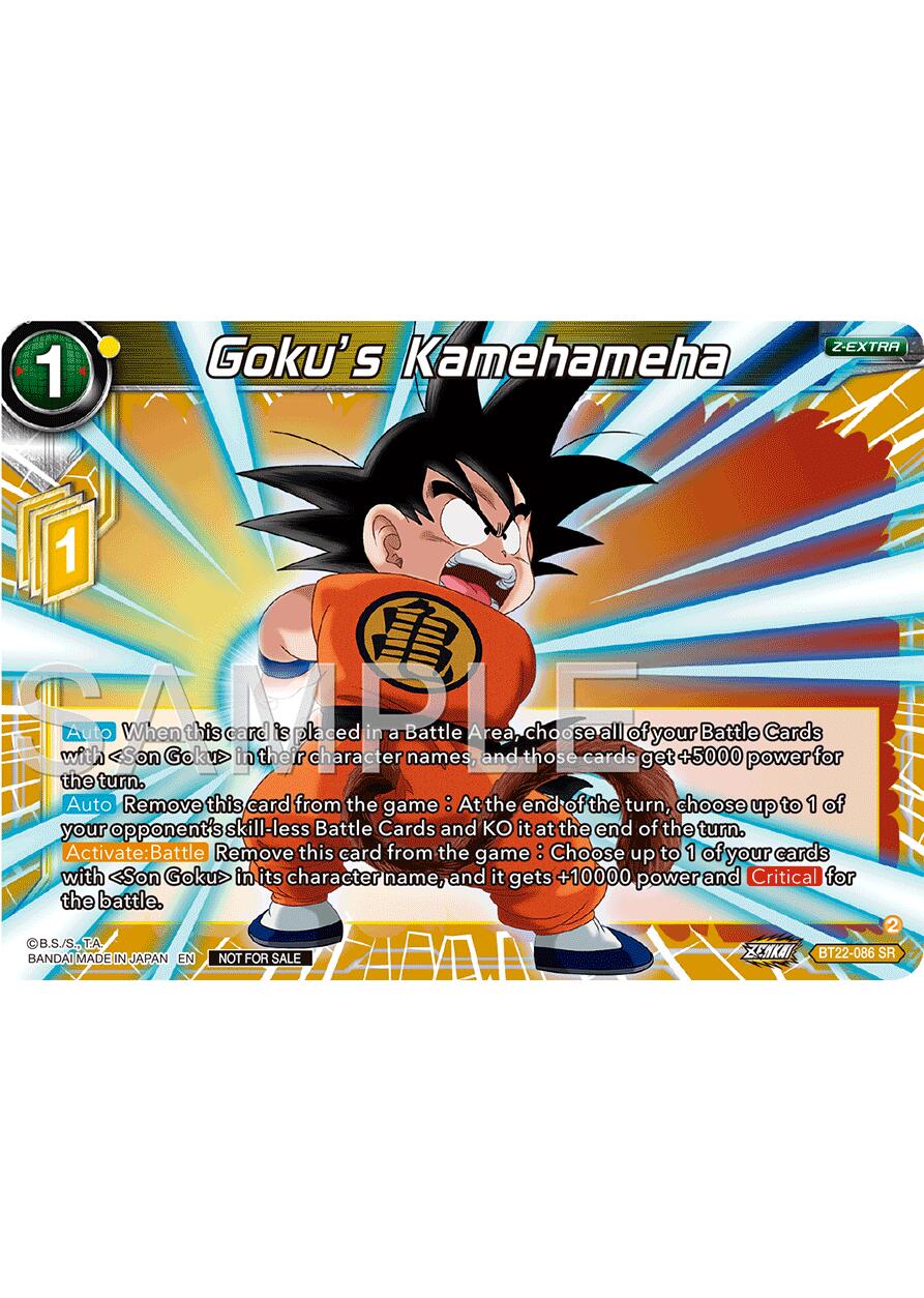 Goku's Kamehameha (Championship 2024 Finals Zenkai Pack) (BT22-086) [Tournament Promotion Cards] | Devastation Store