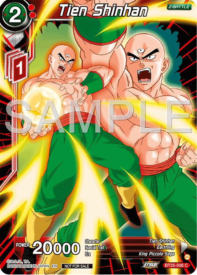 Tien Shinhan (Championship 2024 Finals Zenkai Pack) (BT25-006) [Tournament Promotion Cards] | Devastation Store