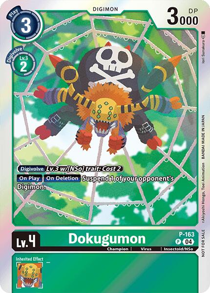 Dokugumon [P-163] (-Chain of Liberation- Upgrade Pack [Digimon LIBERATOR] | Devastation Store