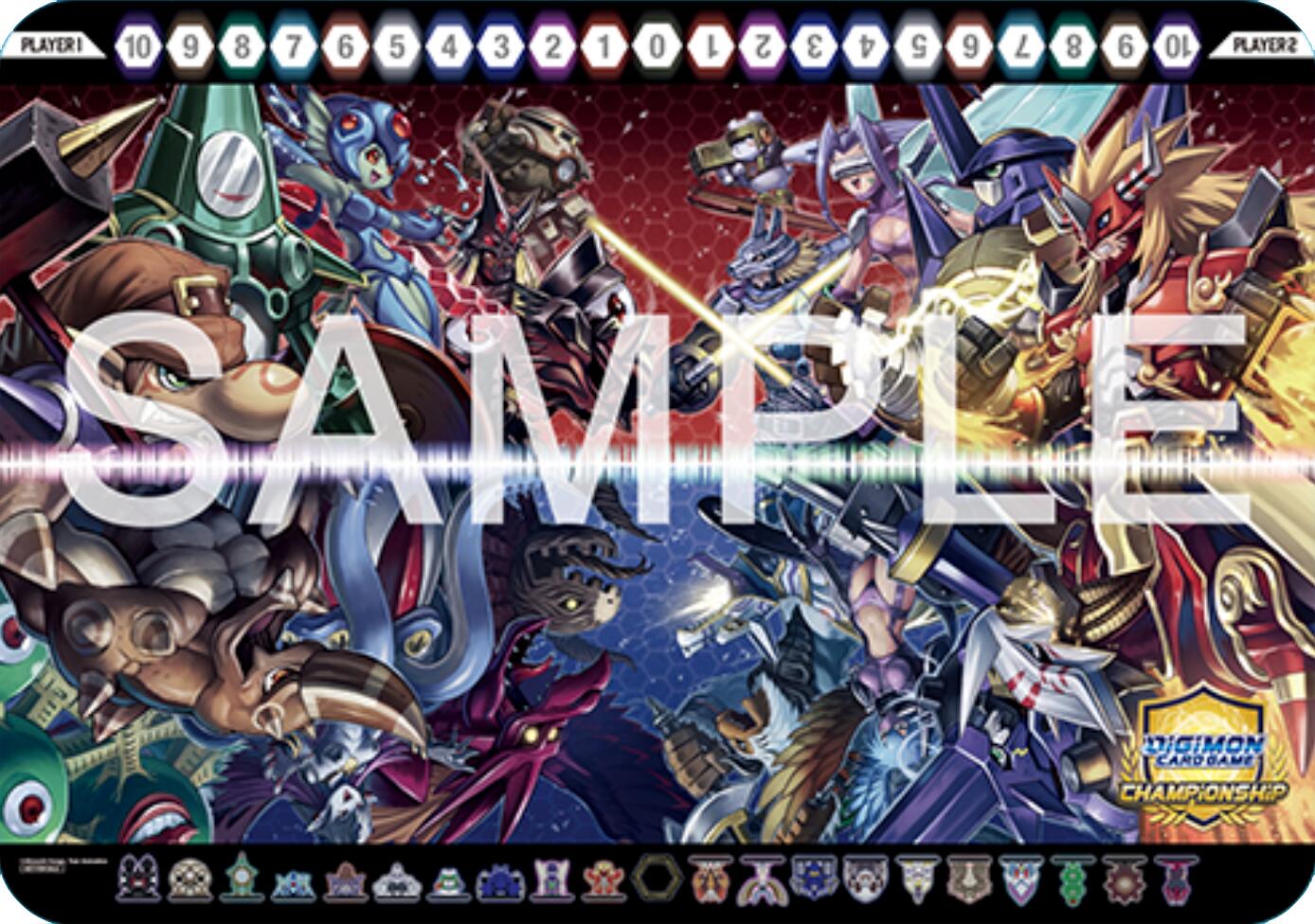 Digimon Card Game: 2024 Final Championships Top 16 Playmat | Devastation Store