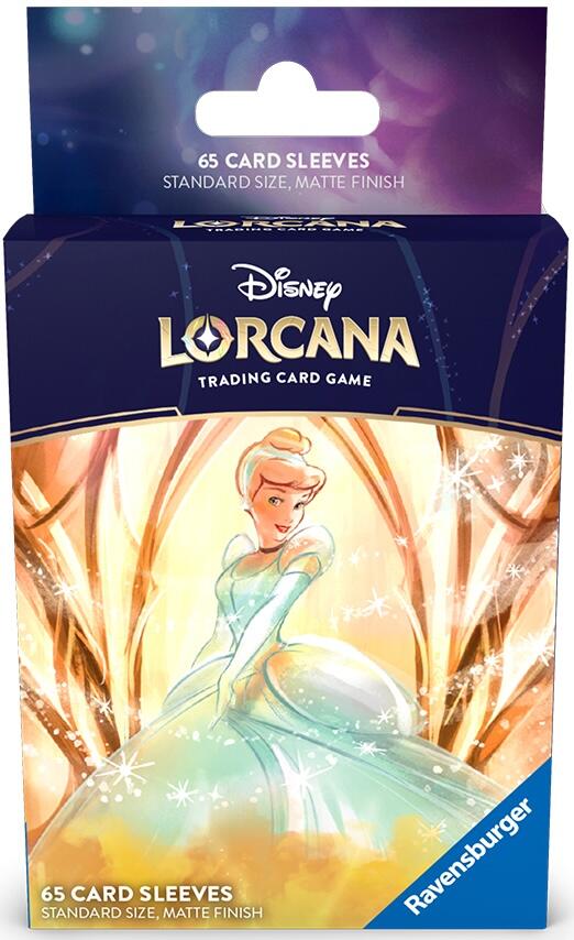 Disney Lorcana: Card Sleeves (Cinderella / 65-Pack) | Devastation Store