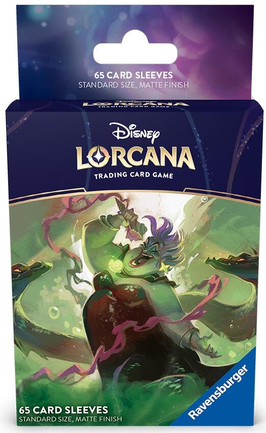 Disney Lorcana: Card Sleeves (Ursula / 65-Pack) | Devastation Store