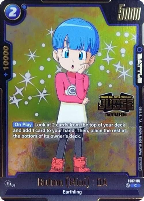 Bulma (Mini) : DA (Judge Pack (Store Judge) 03) [Fusion World Tournament Cards] | Devastation Store