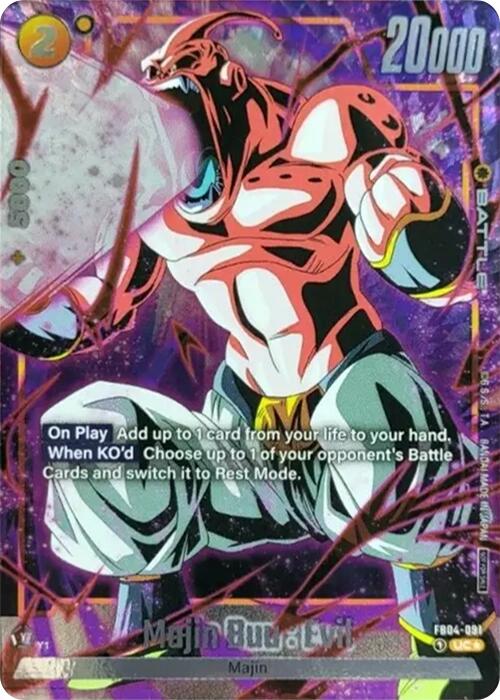 Majin Buu : Evil (FB04-091) (Tournament Pack -Winner- 05) [Fusion World Tournament Cards] | Devastation Store