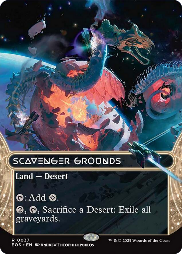 Scavenger Grounds (0037) (Borderless) [Edge of Eternities: Stellar Sights] | Devastation Store