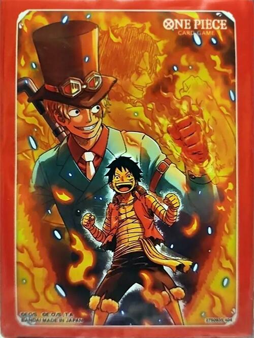 Bandai: 10ct Card Sleeves - Sabo & Luffy | Devastation Store