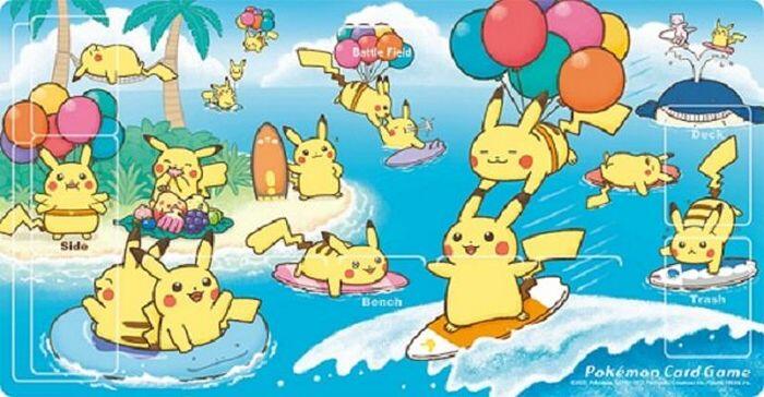 Playmat - Surfing Pikachu & Flying Pikachu (Pokemon Center Japan Exclusive) | Devastation Store