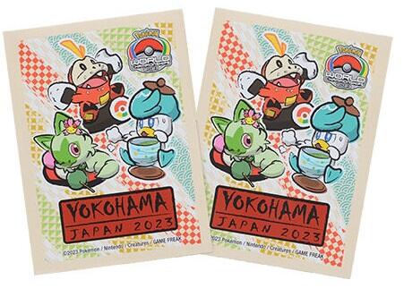 Card Sleeves - Sprigatito, Fuecoco, and Quaxly (WCS2023) (64-Pack) (Pokemon Center Japan Exclusive) | Devastation Store