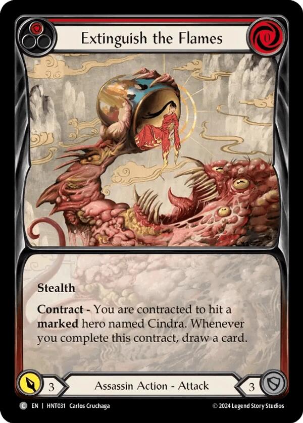 Extinguish the Flames [HNT031] (The Hunted)  Rainbow Foil | Devastation Store