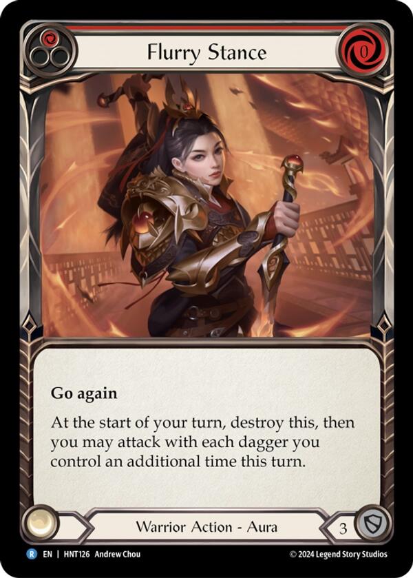 Flurry Stance [HNT126] (The Hunted)  Rainbow Foil | Devastation Store