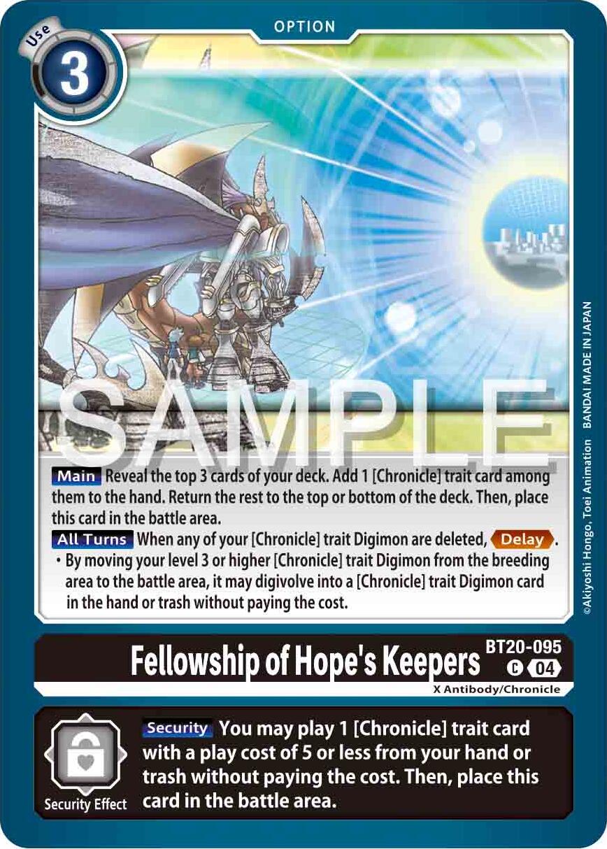 Fellowship of Hope's Keepers [BT20-095] [Release Special Booster Ver.2.0] | Devastation Store