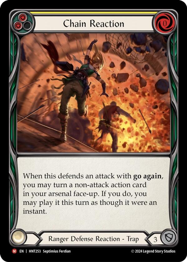 Chain Reaction [HNT253] (The Hunted)  Rainbow Foil | Devastation Store