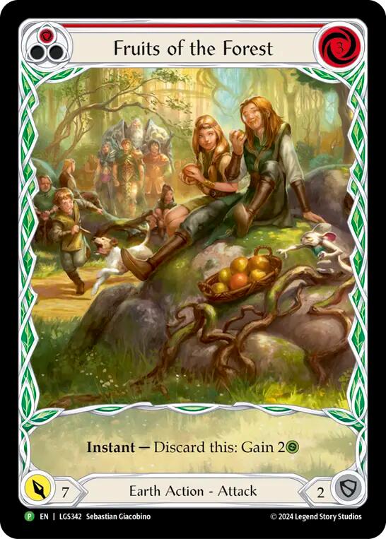 Fruits of the Forest (Red) [LGS342] (Promo)  Rainbow Foil | Devastation Store