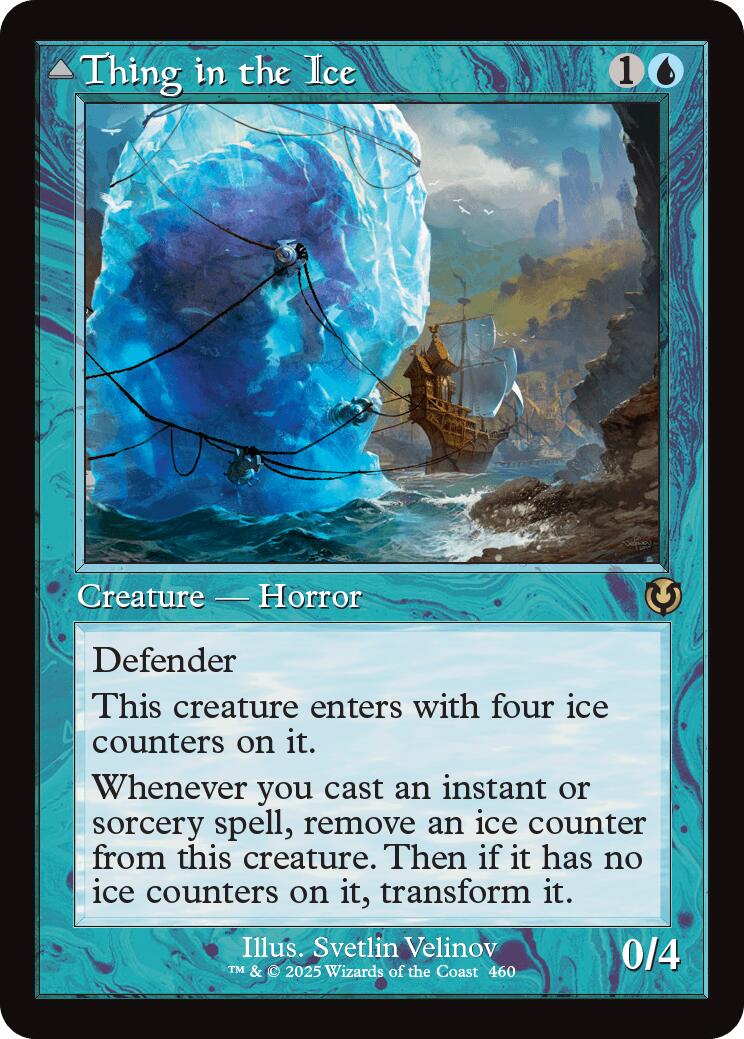 Thing in the Ice // Awoken Horror (Retro Frame) [Innistrad Remastered] | Devastation Store