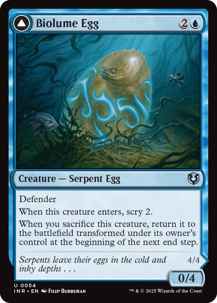 Biolume Egg // Biolume Serpent [Innistrad Remastered] | Devastation Store