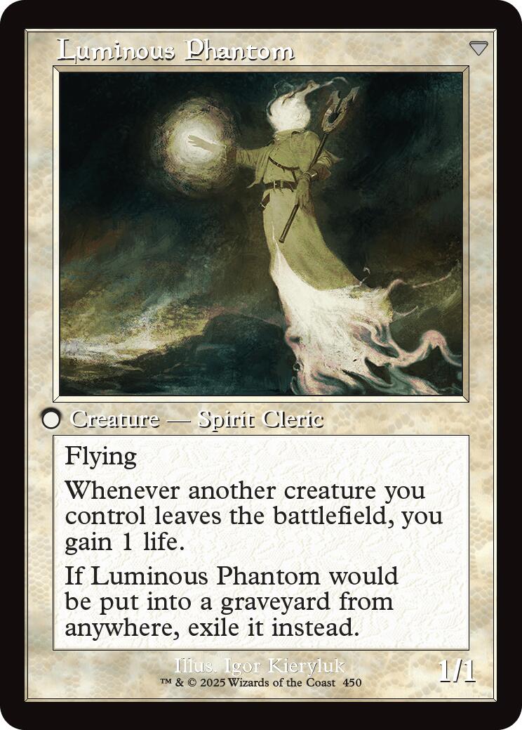 Lunarch Veteran // Luminous Phantom (Retro Frame) [Innistrad Remastered] | Devastation Store