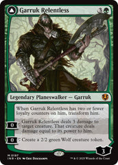 Garruk Relentless // Garruk, the Veil-Cursed [Innistrad Remastered] | Devastation Store