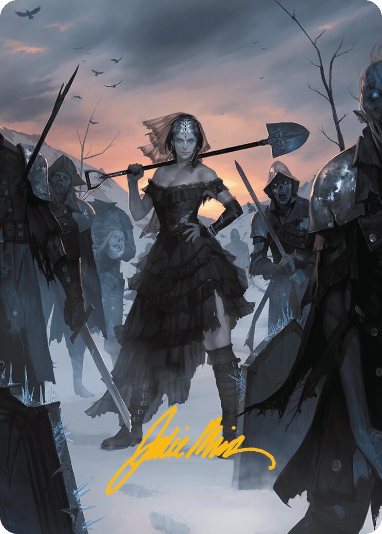 Heartless Summoning Art Card (Gold-Stamped Signature) [Innistrad Remastered Art Series] | Devastation Store