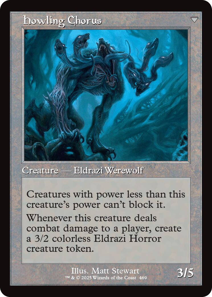 Shrill Howler // Howling Chorus (Retro Frame) [Innistrad Remastered] | Devastation Store