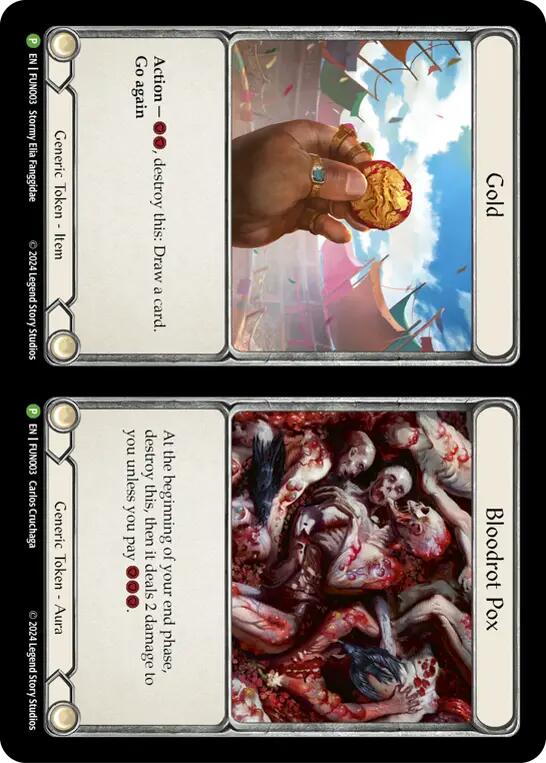 Cracker Bauble // Gold and Bloodrot Pox [LGS360-FUN003] (Promo) | Devastation Store