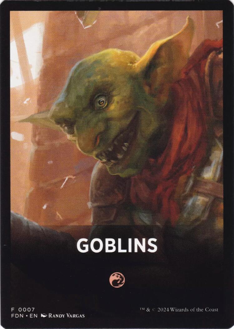 Goblins Theme Card [Foundations Tokens] | Devastation Store