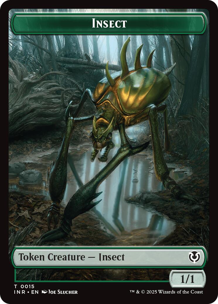 Insect // Spider Double-Sided Token [Innistrad Remastered Tokens] | Devastation Store