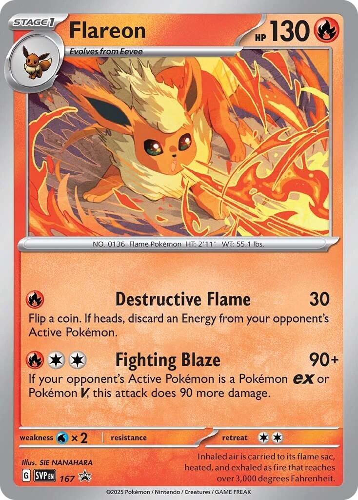 Flareon (SVP167) [Scarlet & Violet: Black Star Promos] | Devastation Store