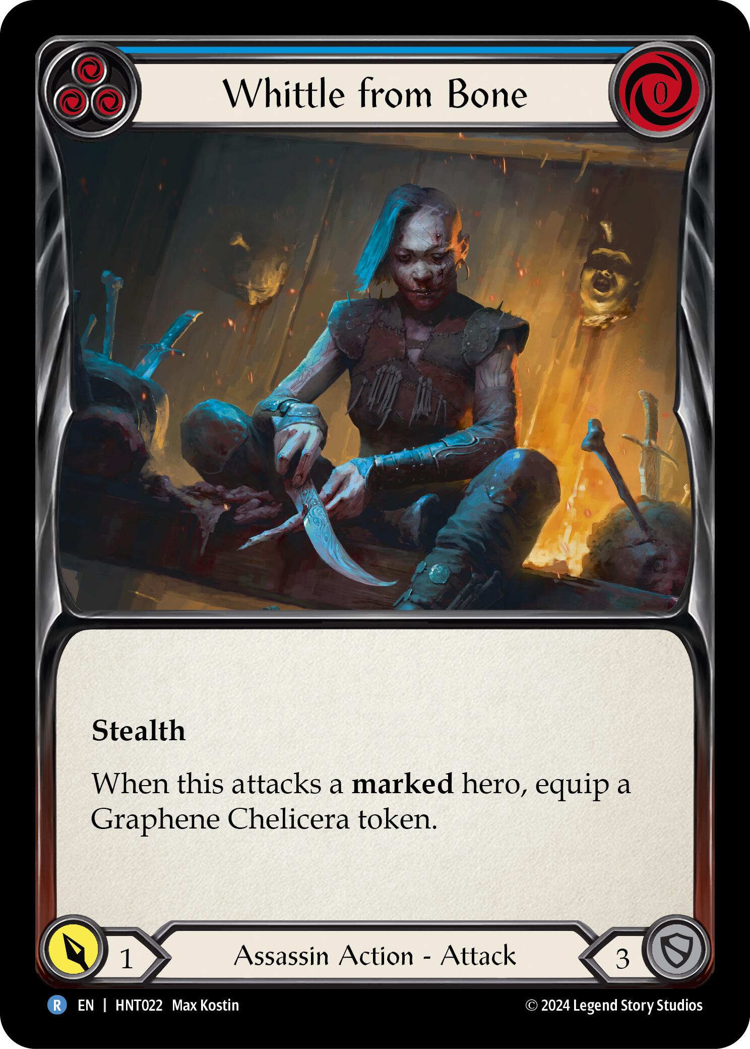 Whittle from Bone (Blue) [HNT022] (The Hunted) | Devastation Store