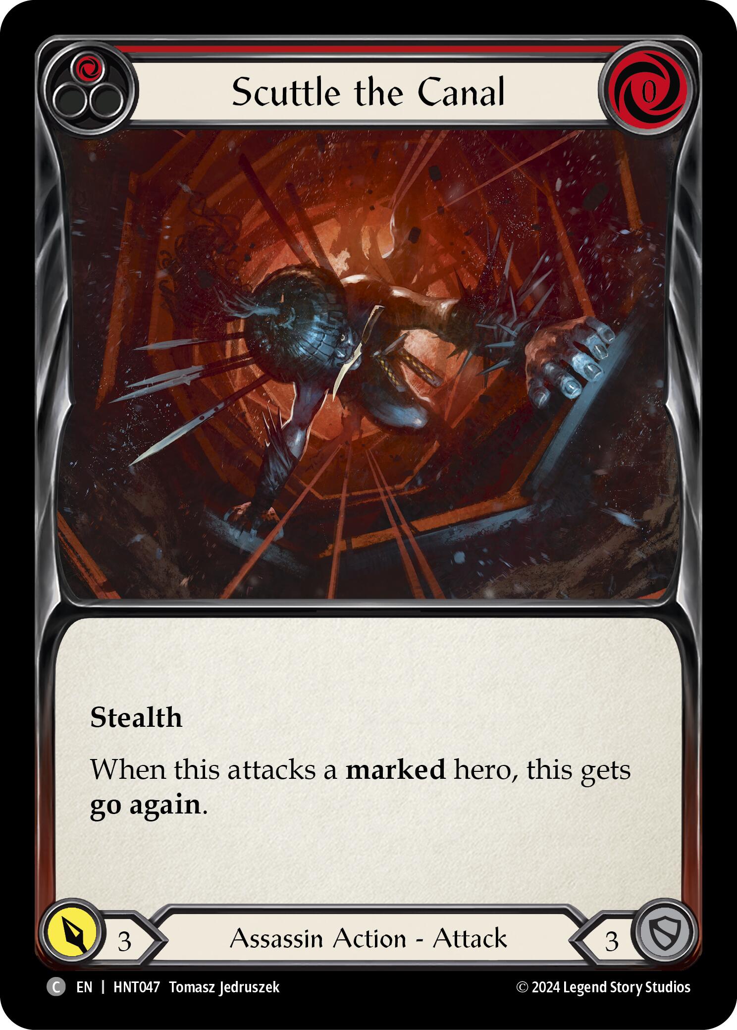 Scuttle the Canal (Red) [HNT047] (The Hunted) | Devastation Store