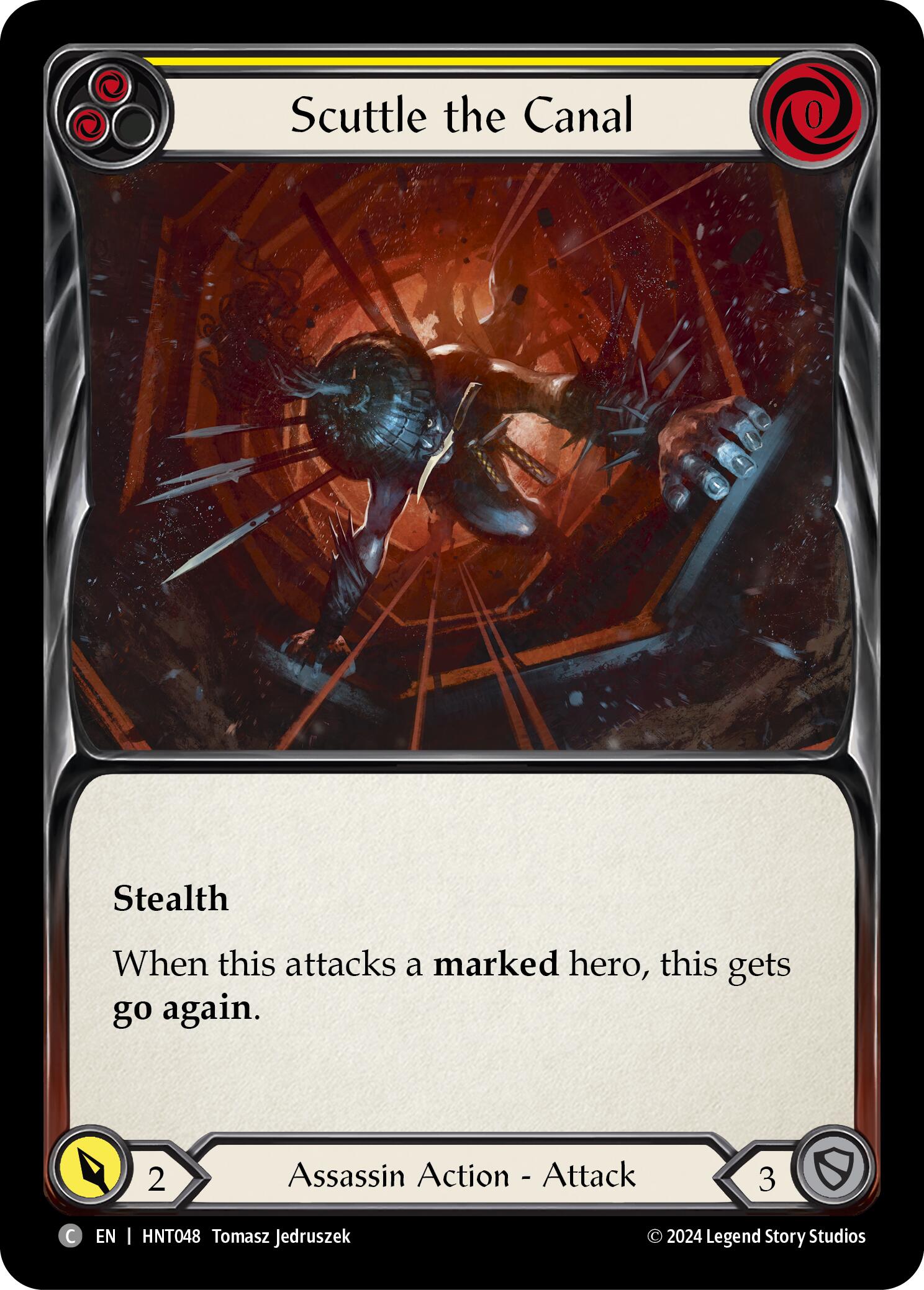 Scuttle the Canal (Yellow) [HNT048] (The Hunted) | Devastation Store