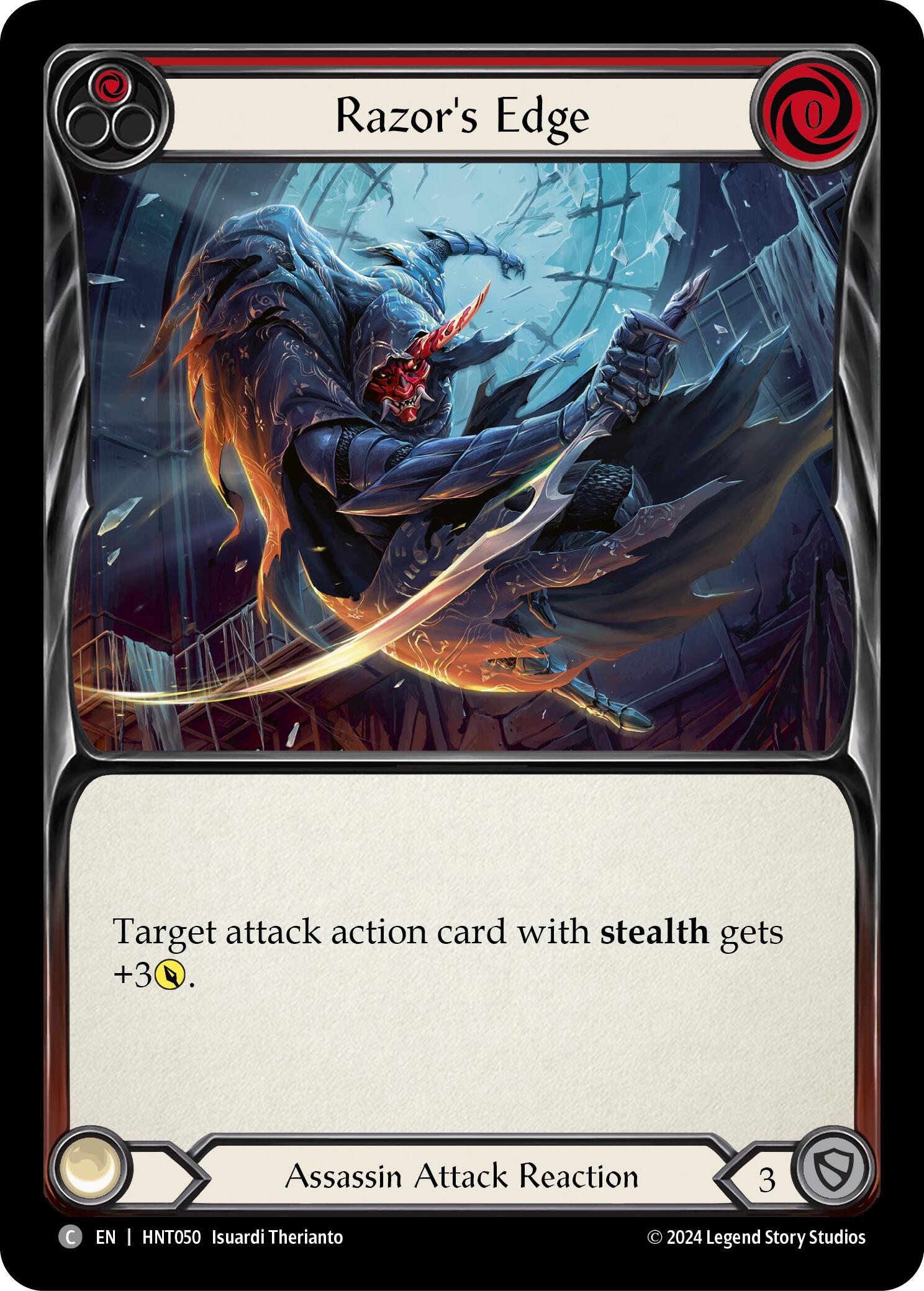 Razor's Edge (Red) [HNT050] (The Hunted) | Devastation Store