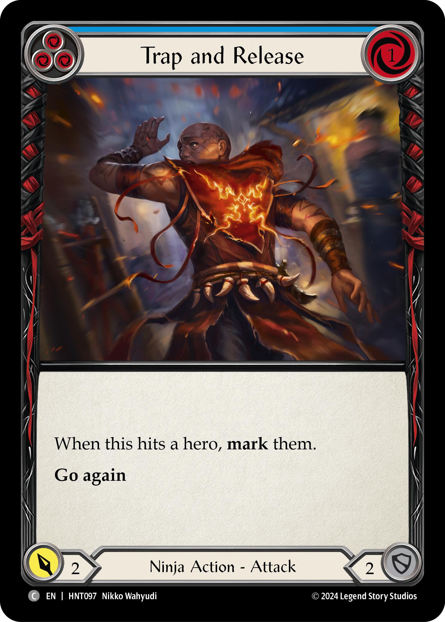 Trap and Release (Blue) [HNT097] (The Hunted) | Devastation Store