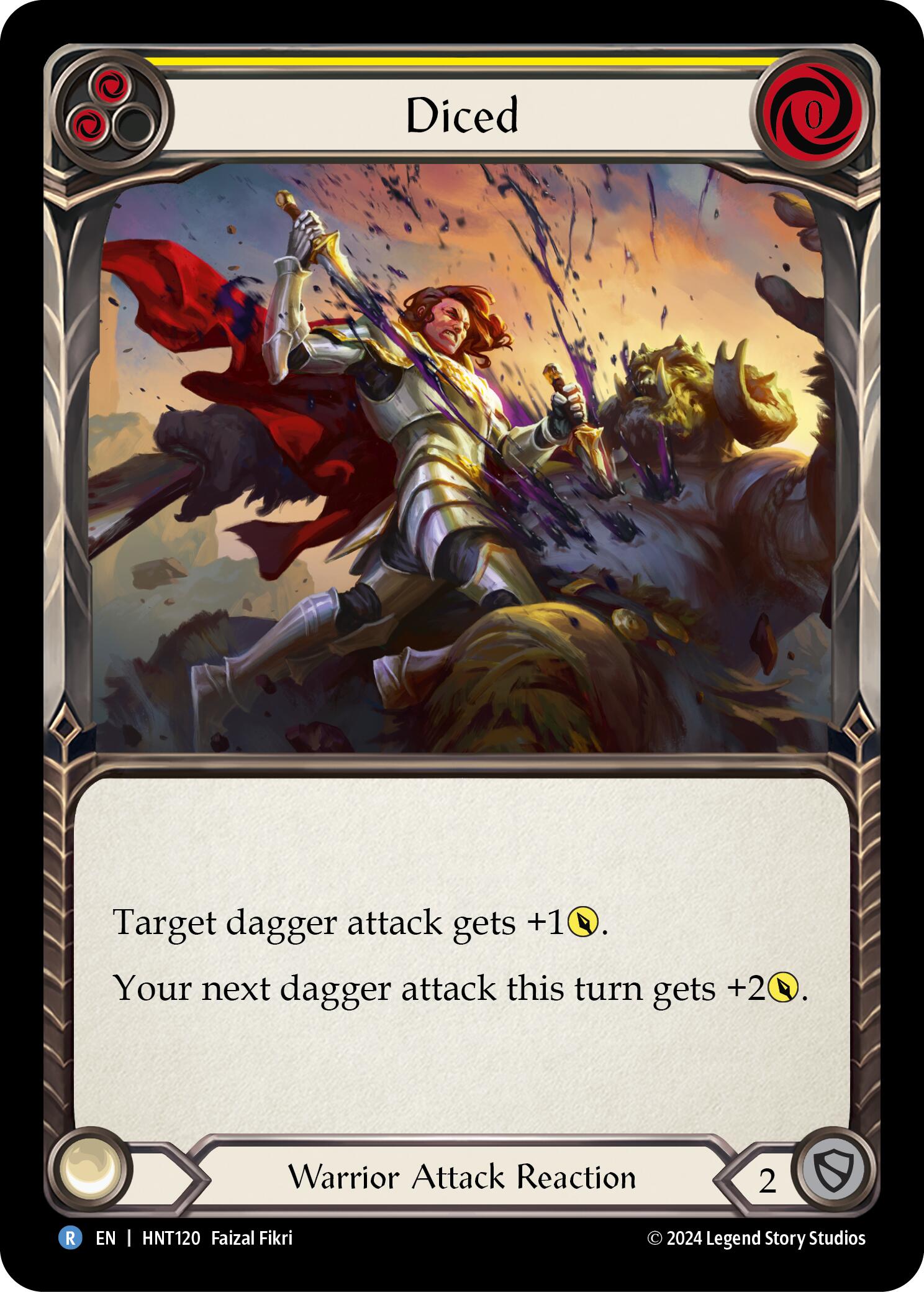 Diced (Yellow) [HNT120] (The Hunted) | Devastation Store