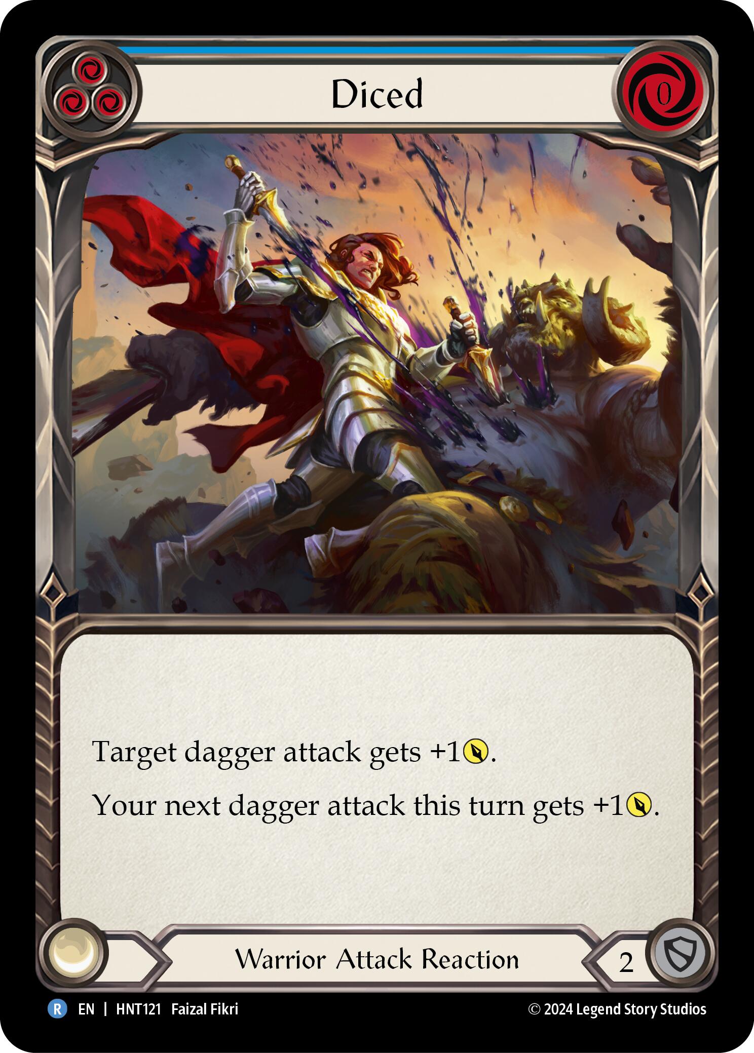 Diced (Blue) [HNT121] (The Hunted) | Devastation Store