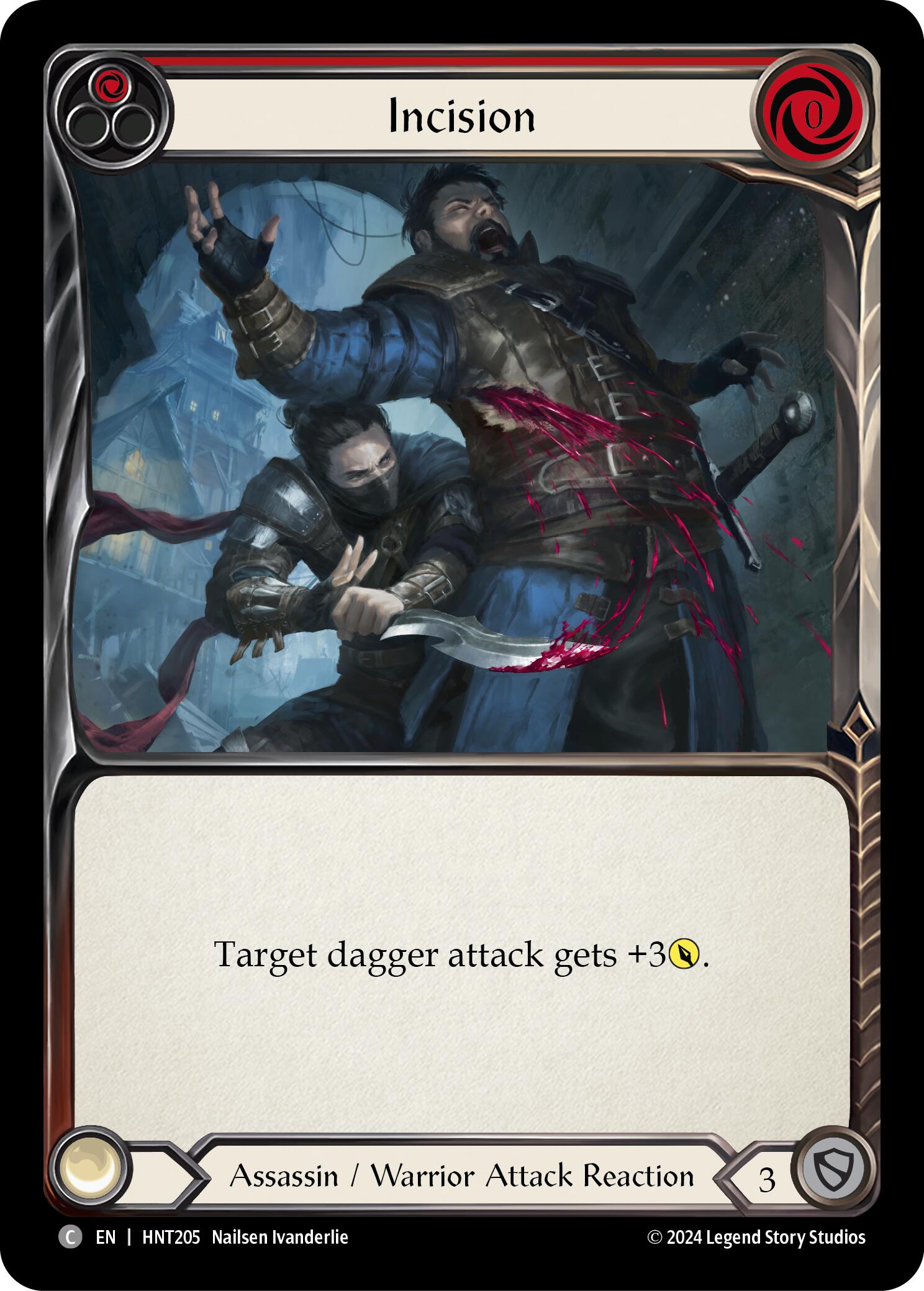 Incision (Red) [HNT205] (The Hunted) | Devastation Store