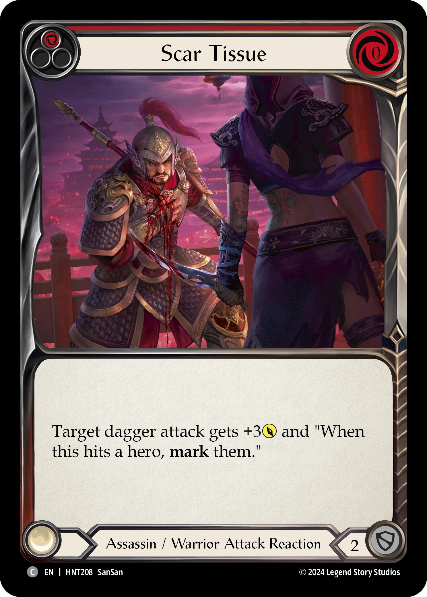 Scar Tissue (Red) [HNT208] (The Hunted)  Rainbow Foil | Devastation Store