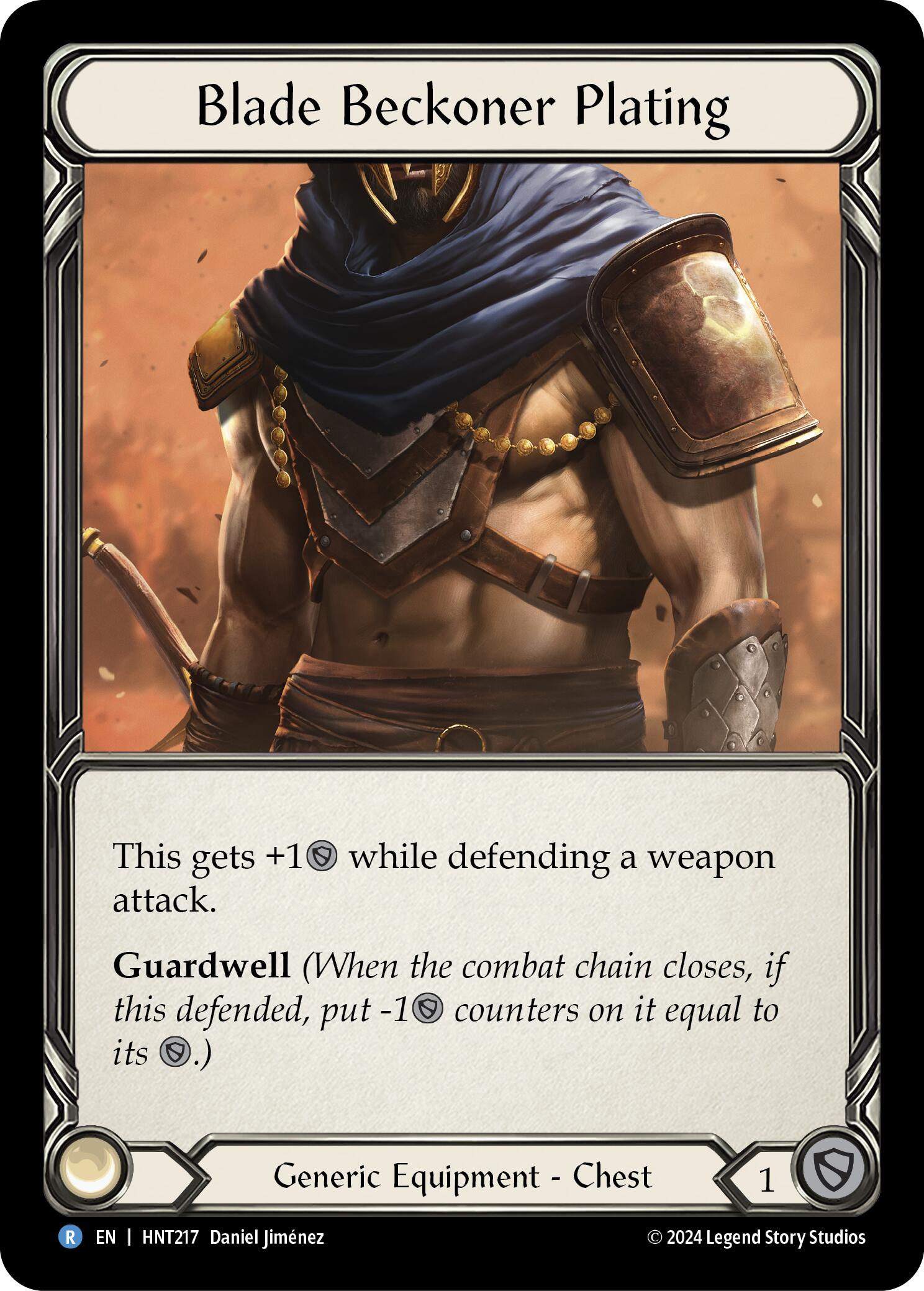 Blade Beckoner Plating [HNT217] (The Hunted)  Cold Foil | Devastation Store