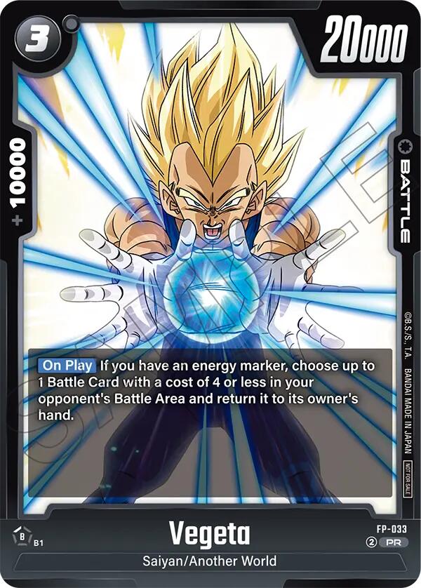Vegeta (FP-033) [Fusion World Promotion Cards] | Devastation Store