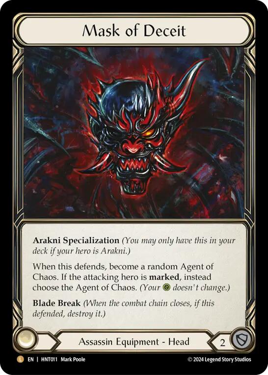 Mask of Deceit [HNT011] (The Hunted)  Rainbow Foil | Devastation Store