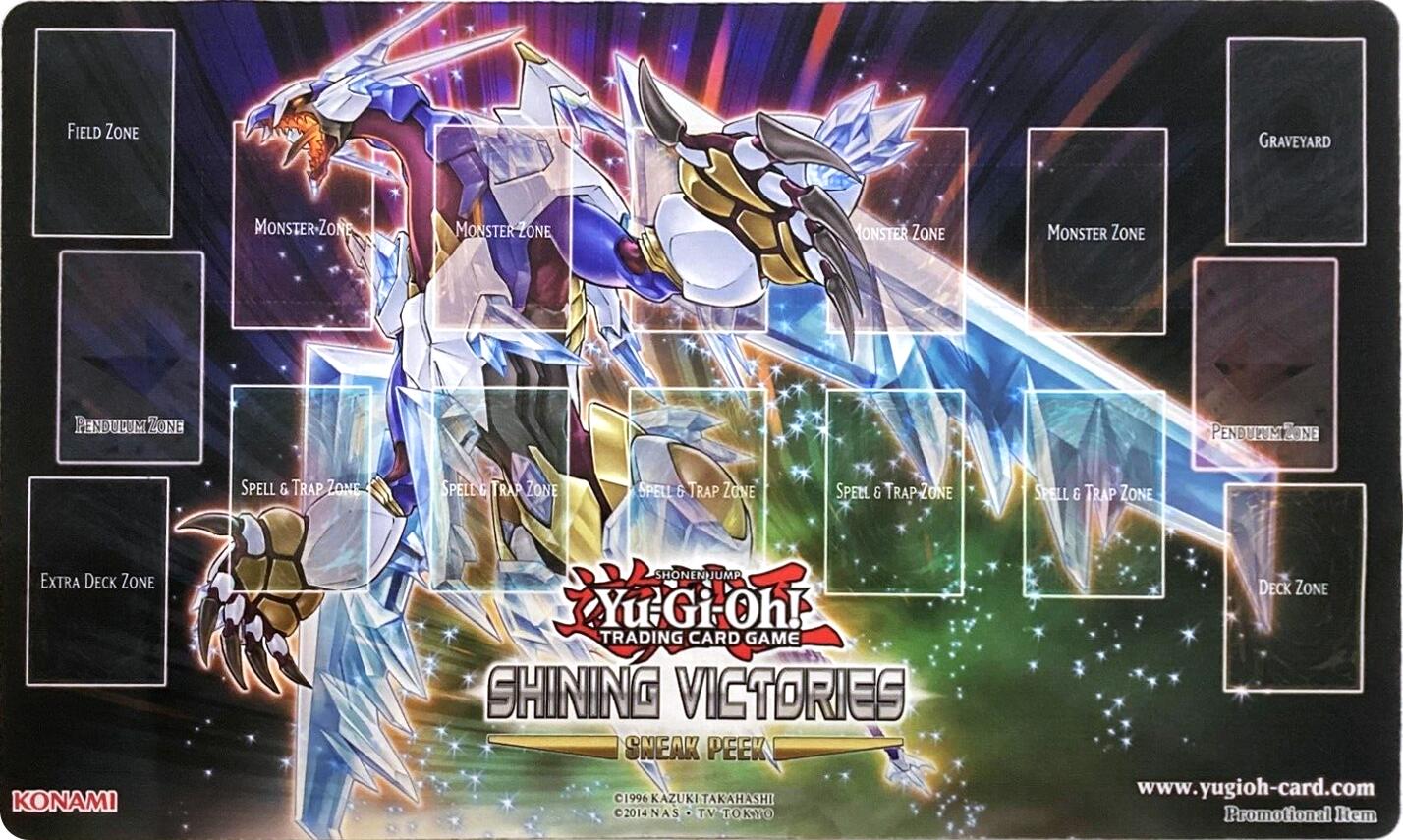 Game Mat - Shining Victories Sneak Peek Promo (Crystal Wing Synchro Dragon) | Devastation Store