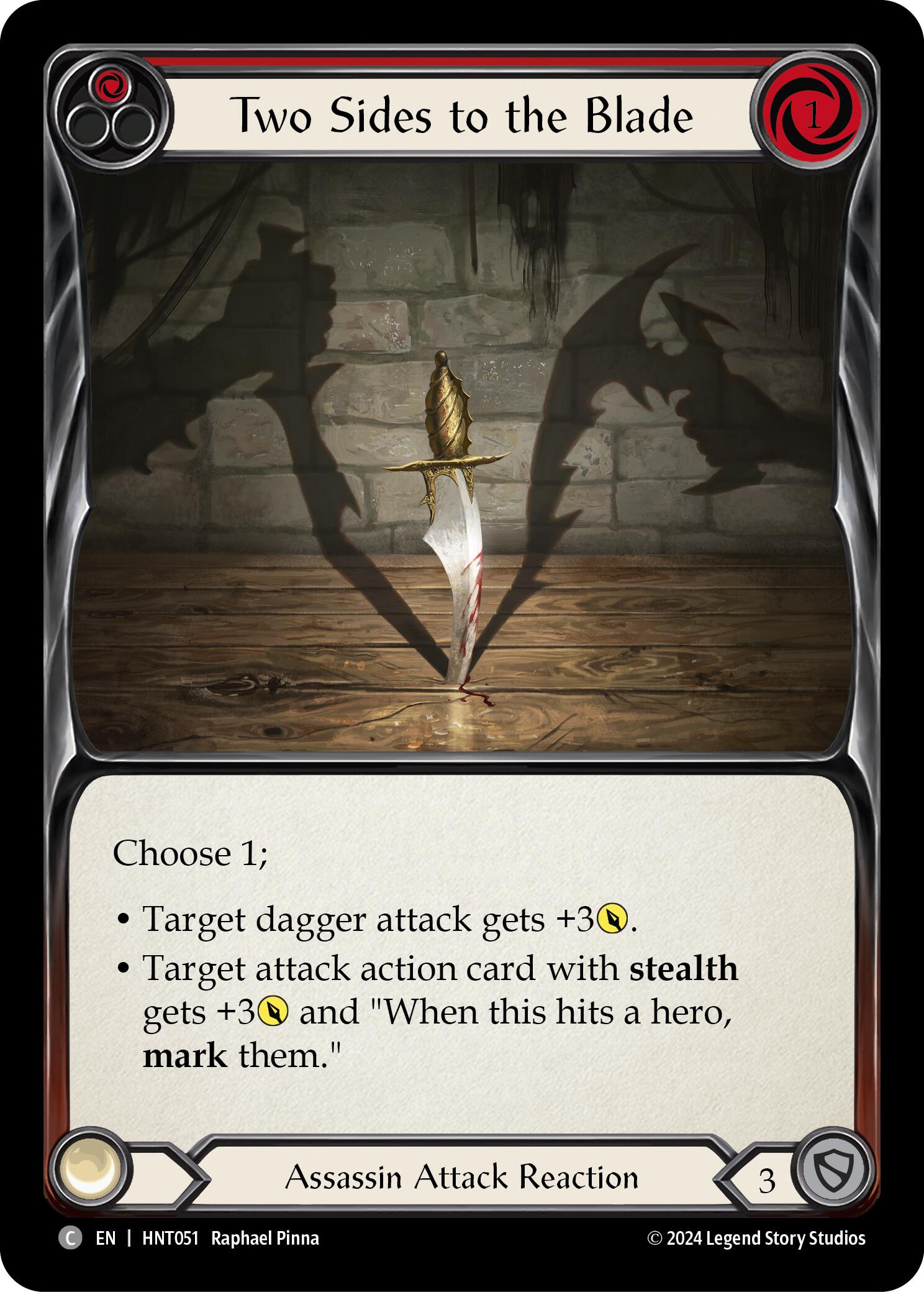 Two Sides to the Blade [HNT051] (The Hunted)  Rainbow Foil | Devastation Store