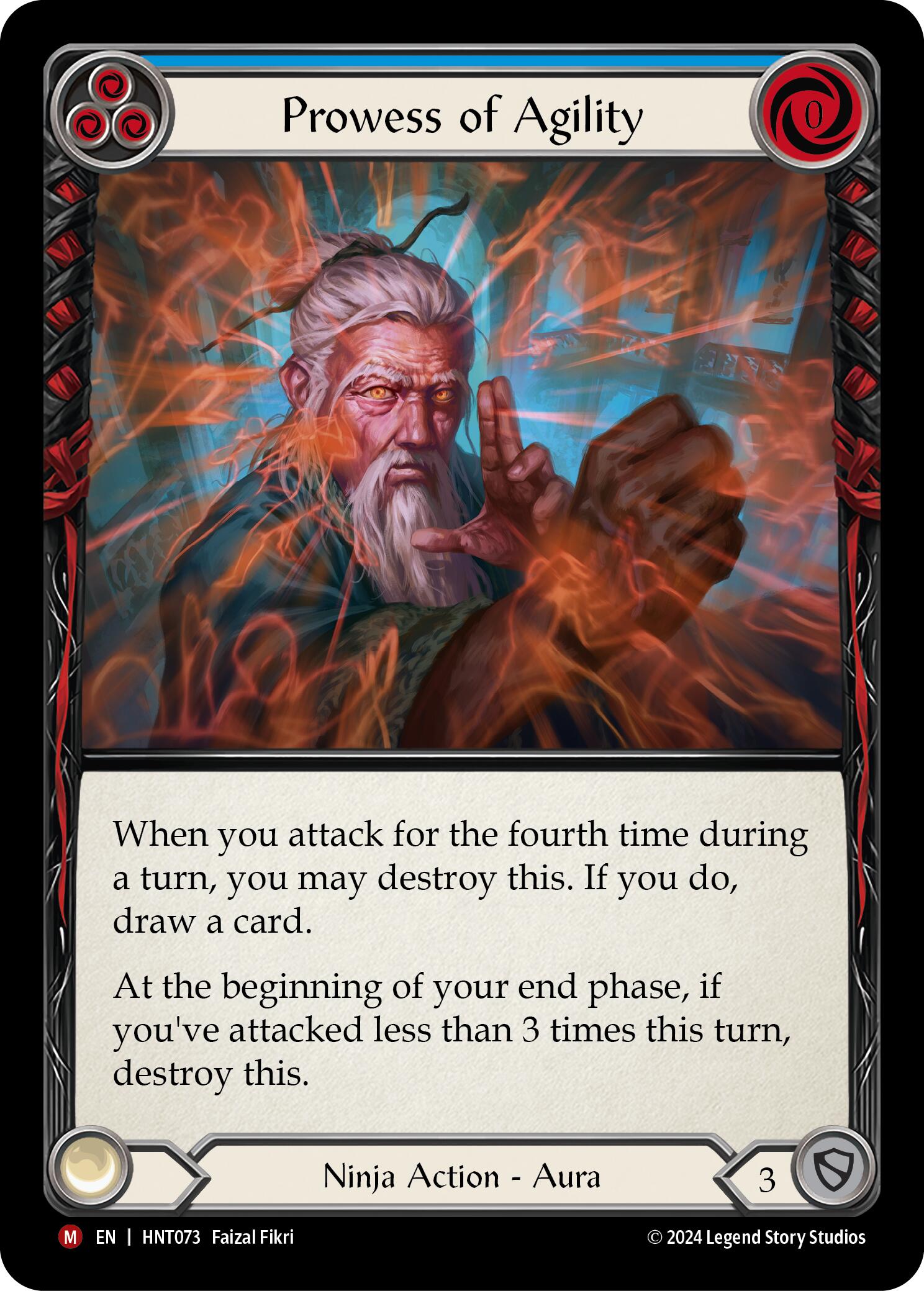 Prowess of Agility [HNT073] (The Hunted)  Rainbow Foil | Devastation Store