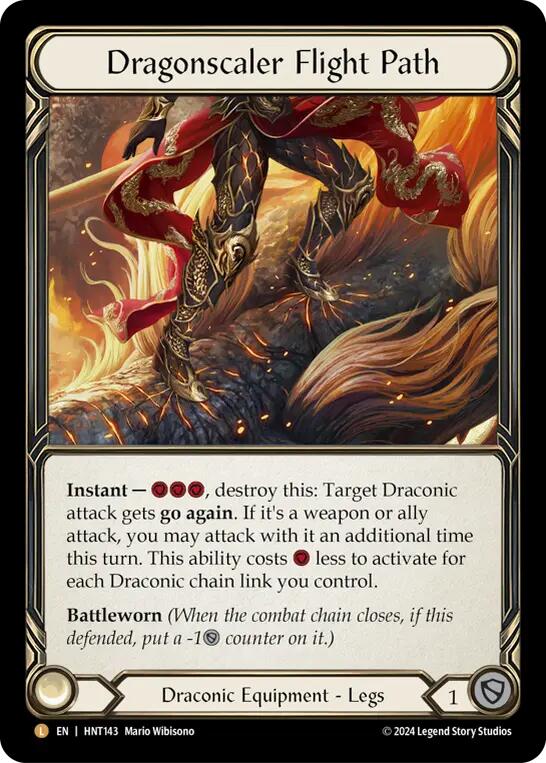 Dragonscaler Flight Path [HNT143] (The Hunted)  Cold Foil | Devastation Store