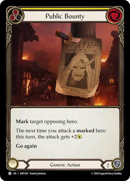 Public Bounty (Yellow) [HNT242] (The Hunted) | Devastation Store