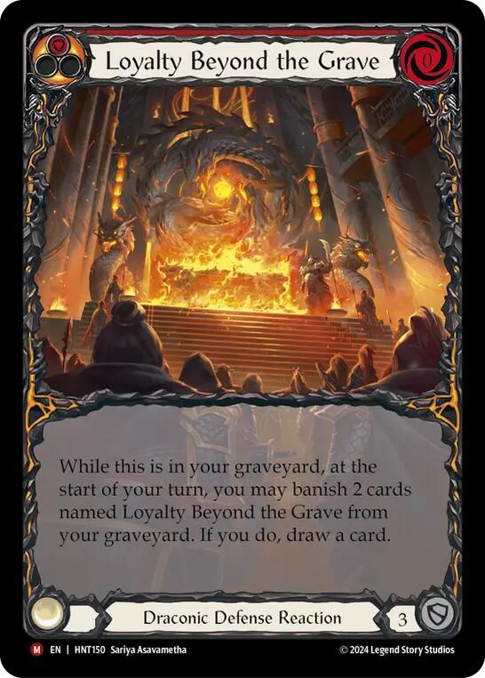 Loyalty Beyond the Grave (Extended Art) [HNT150] (The Hunted)  Rainbow Foil | Devastation Store