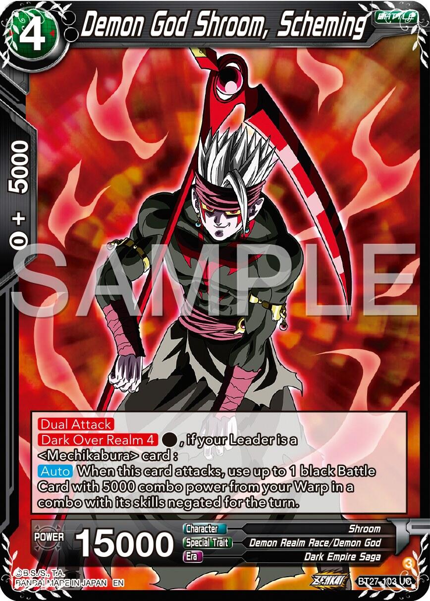 Demon God Shroom, Scheming (BT27-103) [History of Z] | Devastation Store